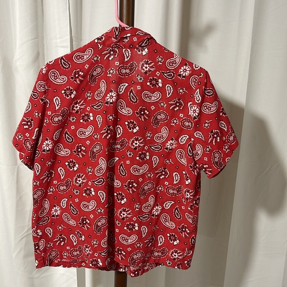 VINTAGE BANDANA ROCKABILLY SHIRT! - Picture 4 of 4